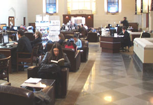 Chapman Learning Commons in 2002