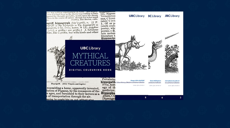 UBC Library digital colouring book