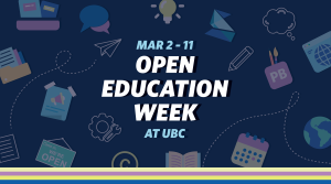 Open Education Week is March 2-11 at UBC.